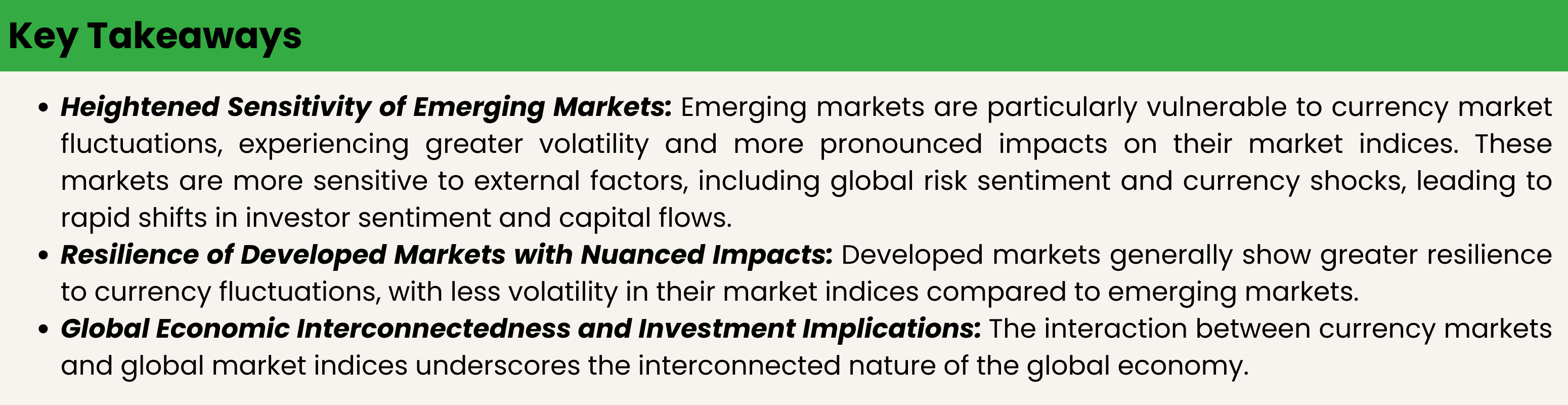 Impact Of Currency Market Fluctuations On The Top Global Market Indices ...